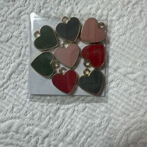 Heart-Shaped Charms Set